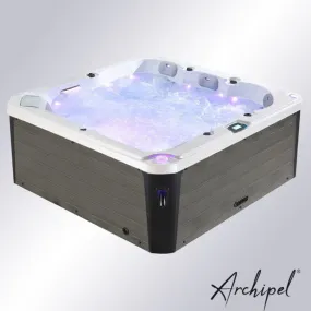 Sauna Hammam - 5-SEATER SPA ARCHIPEL® GT5 PRO MAX PEARL WHITE - BALBOA® THERAPEUTIC SPA 215 X 215 CM - PREORDER April 2023