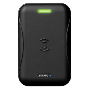 Schlage Electronics MTB15 Multi-Tech Networked Reader, Single Gang Wall Mounting, Black