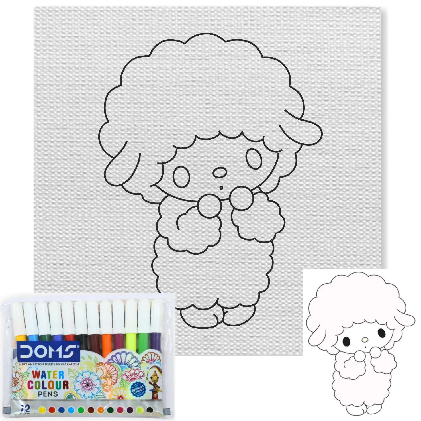 Sheep Canvas Kit