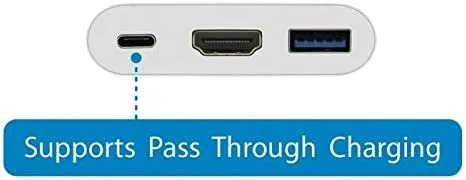 SMAAK™ FOUNDATION USB-C ADAPTER USB 3.0   HDMI   USB-C HUB SMKCH-FD-AHCW for Windows and MacBook