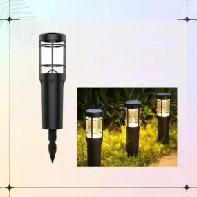 Solar Light Outdoor Waterproof LED Walkway Decoration Portable Lamp For Garden, Lawn, Pathways ( Warm, Multicolor )