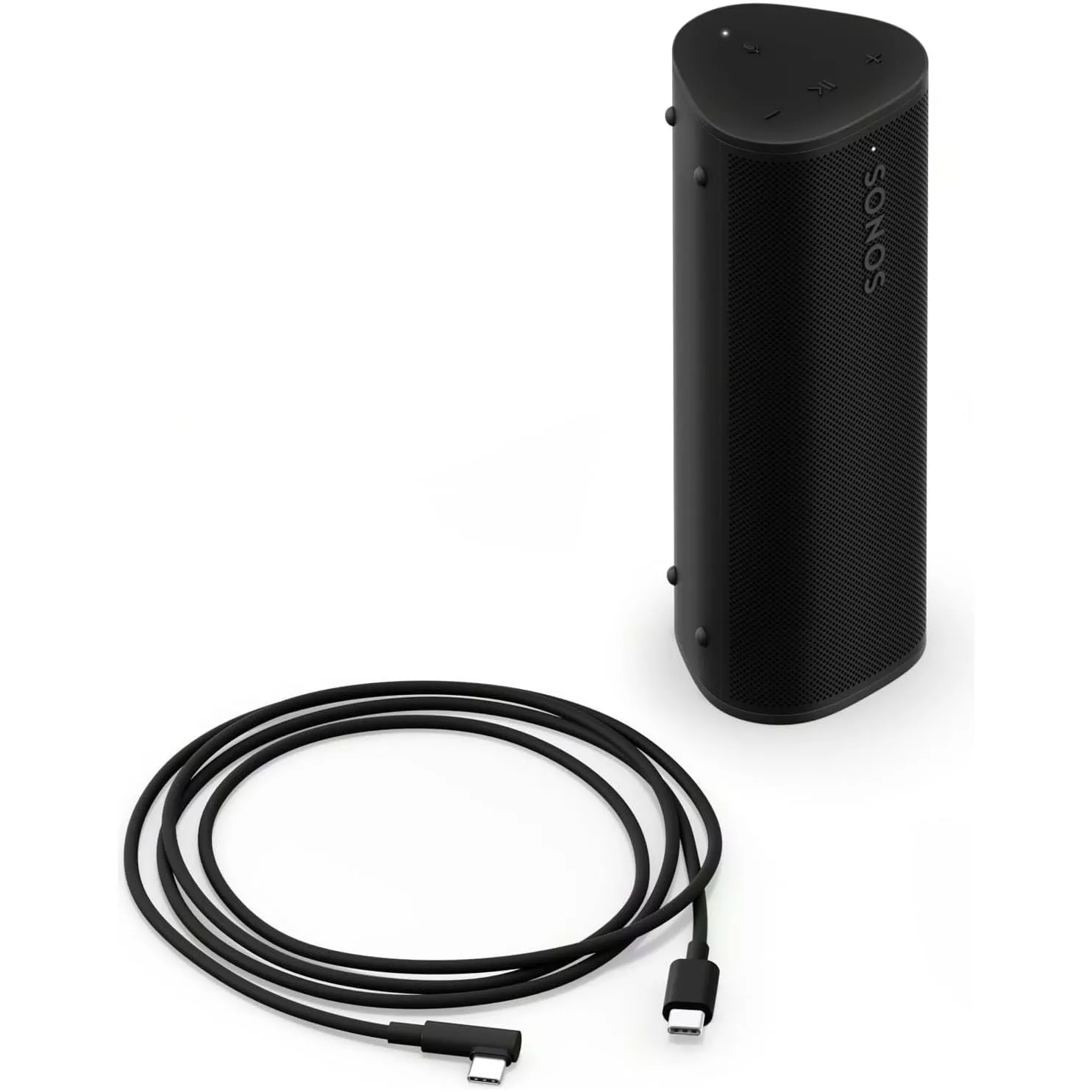 Sonos Roam 2 Portable Waterproof Speaker - Black, Bluetooth, WiFi, 10-Hour Battery, Voice Control, Indoor/Outdoor Use