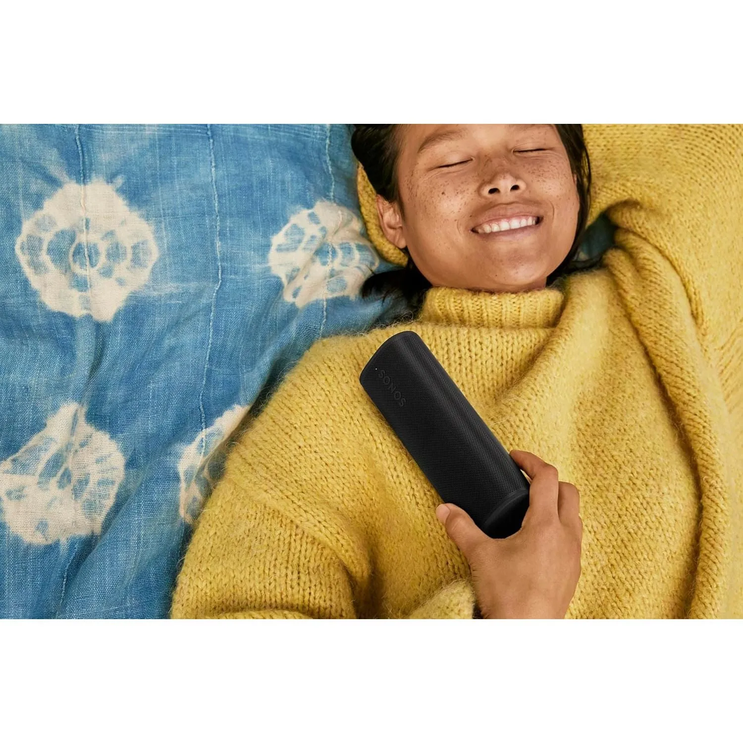 Sonos Roam 2 Portable Waterproof Speaker - Black, Bluetooth, WiFi, 10-Hour Battery, Voice Control, Indoor/Outdoor Use