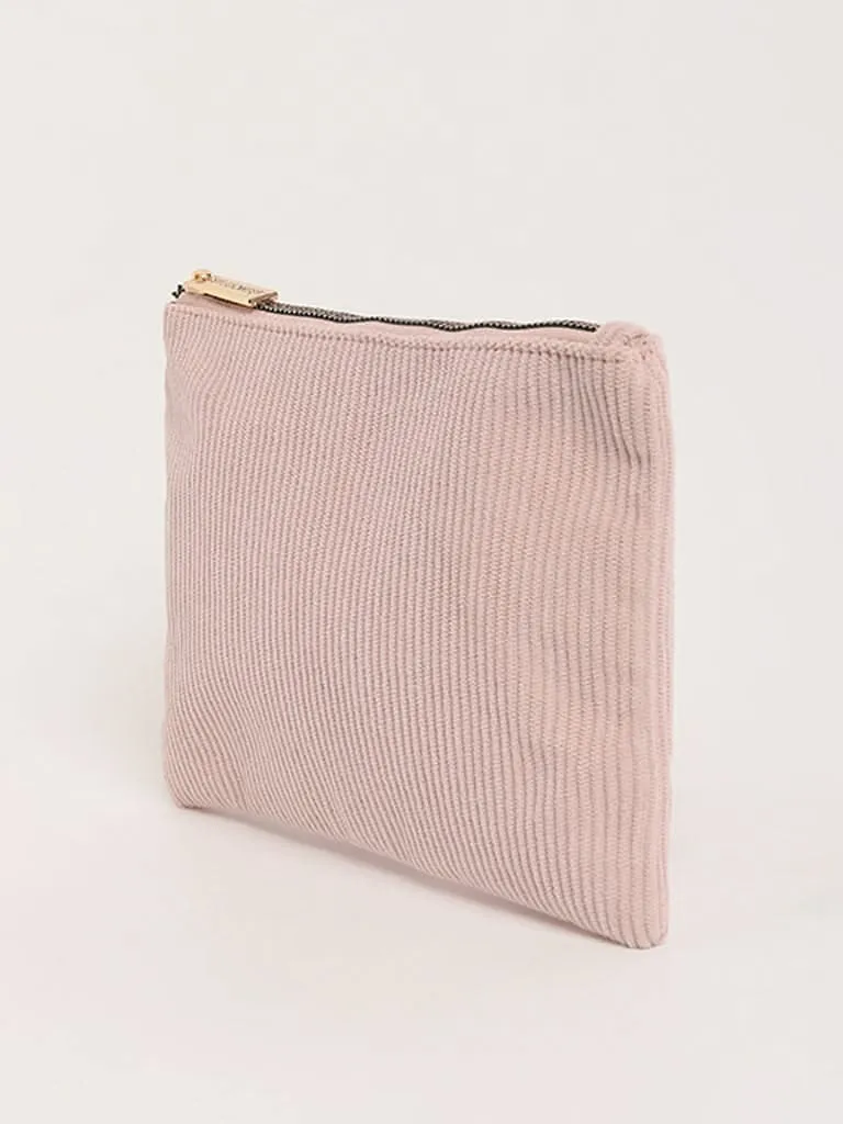 Studiowest Pink Corduroy Pouch