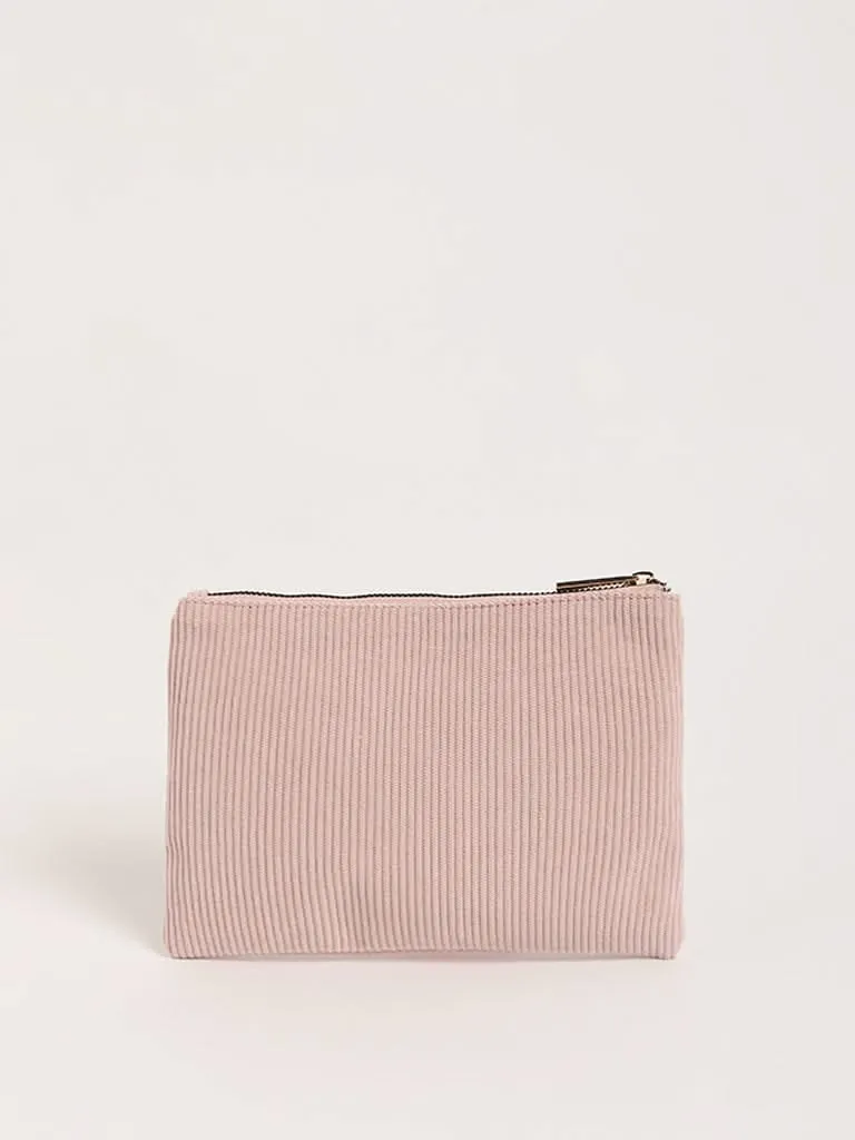 Studiowest Pink Corduroy Pouch