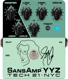 Tech21 Geddy Lee Signature SansAmp YYZ - Bass Pre-amp Pedal