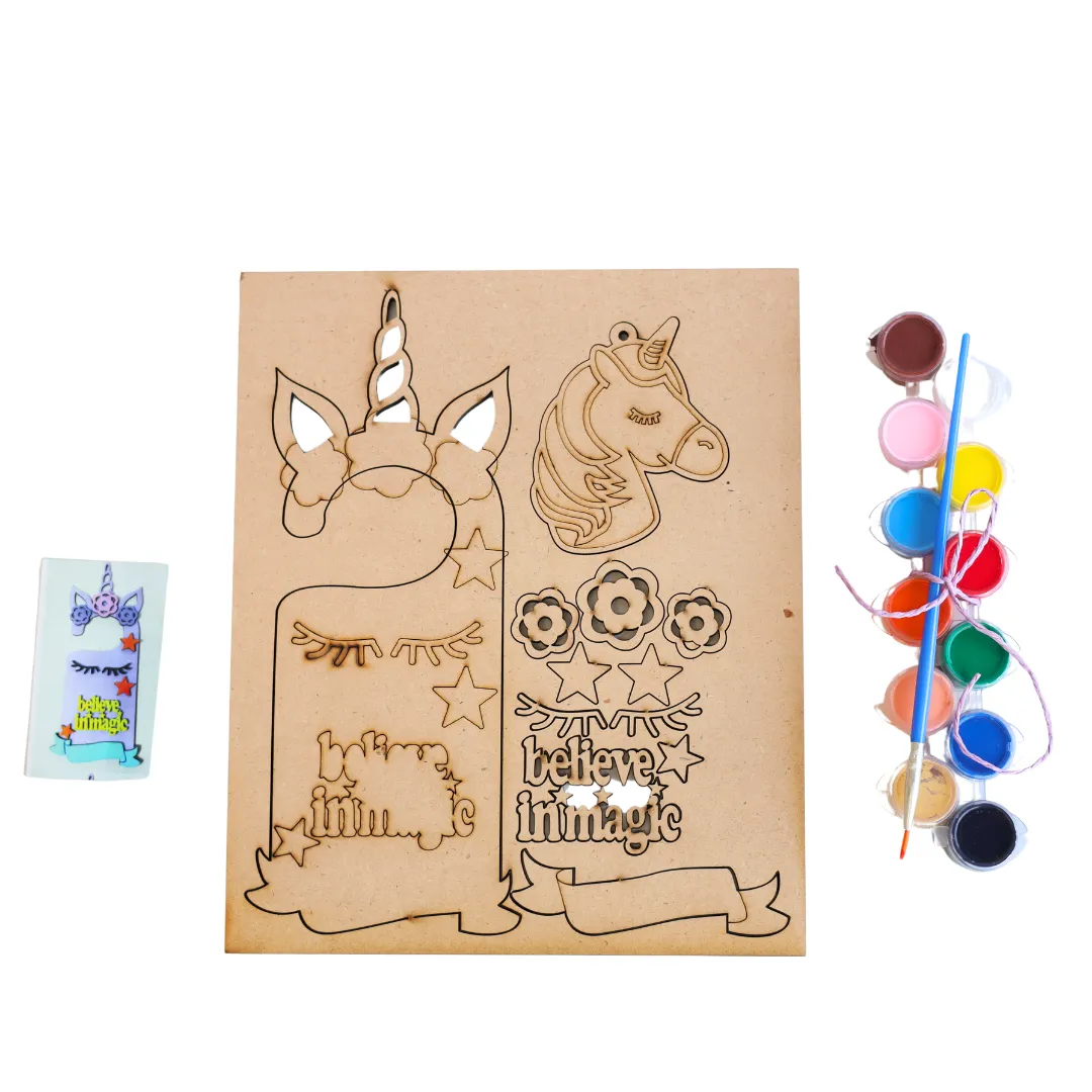 Unicorn Door Hanger DIY Kits