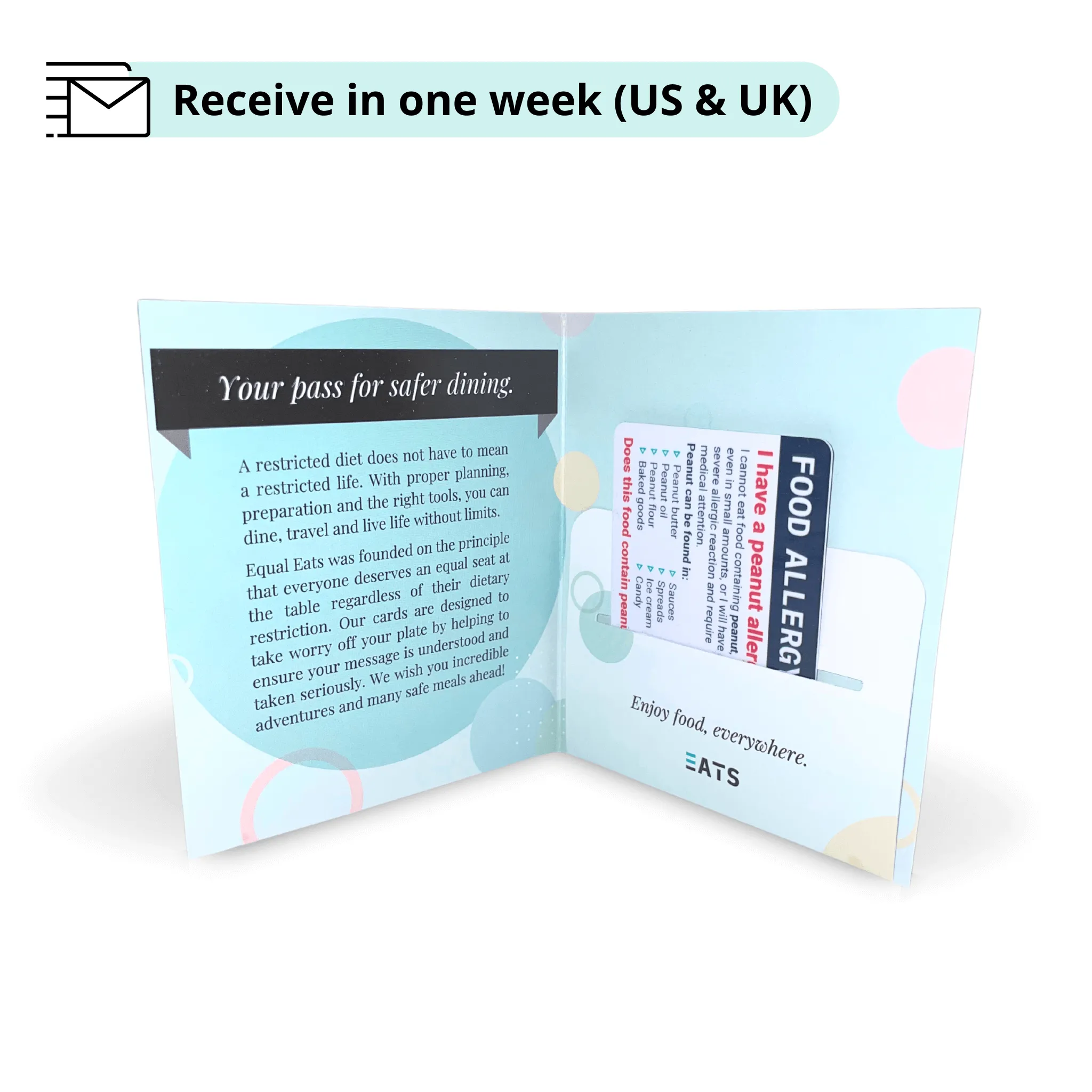 Vegan Card in English (Printable)