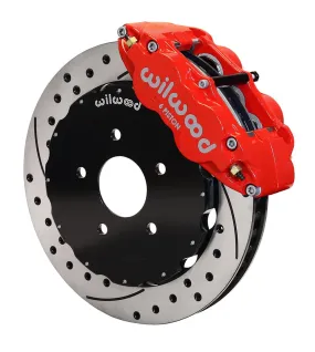Wilwood Forged Narrow Superlite 6R Big Brake Front Brake Kits 140-8921-DR