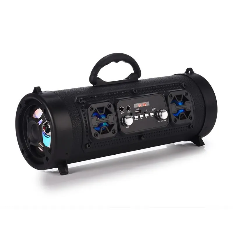 Wireless Bluetooth Waterproof Portable High-power Music Barrel Bluetooth Speaker