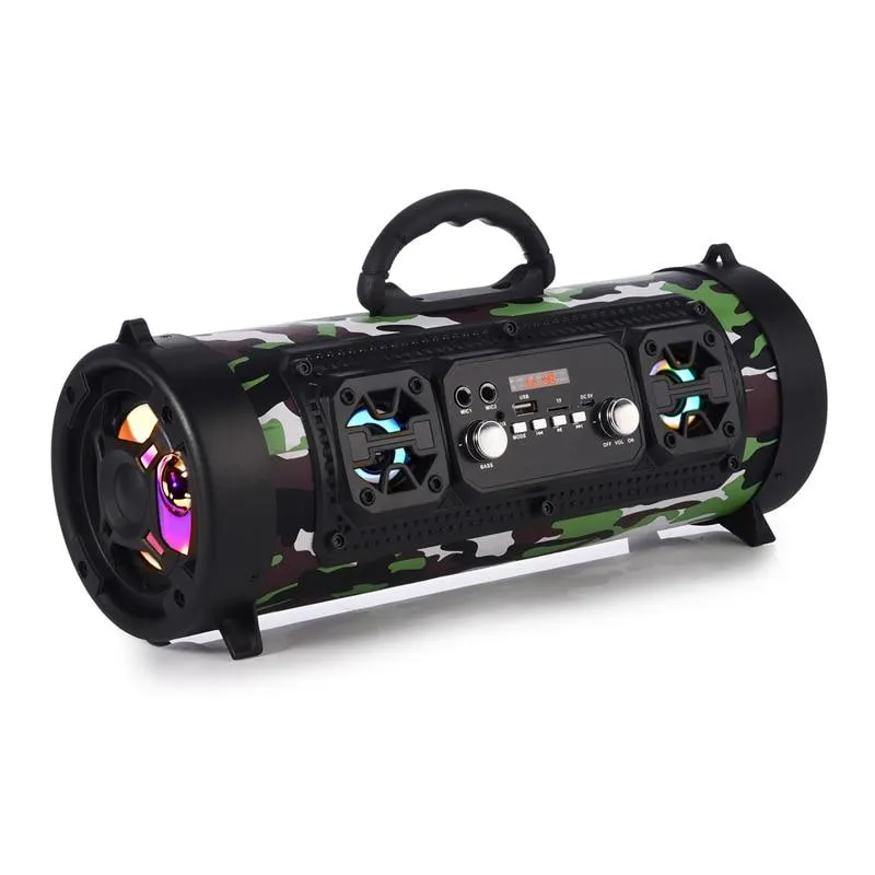 Wireless Bluetooth Waterproof Portable High-power Music Barrel Bluetooth Speaker