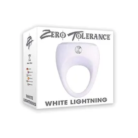 Zero Tolerance - White Lighting Vibrating Cock Ring (White)